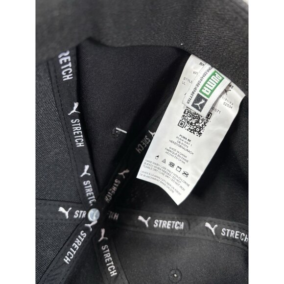 Men's Puma Stretch Fit S/M Adult Hat Cap Dark Grey Brand New - Picture 8 of 9